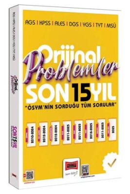 2026 KPSS AGS ALES DGS YGS TYT MSÜ Orijinal Problemler Son 15 Yıl Çıkmış Sorular - 1