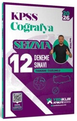 2026 KPSS Atölye Serisi Coğrafya Seizma Tamamı Çözümlü 12 Deneme Sınavı - Yediiklim Yayınları