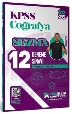 2026 KPSS Atölye Serisi Coğrafya Seizma Tamamı Çözümlü 12 Deneme Sınavı - 1
