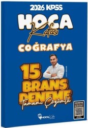 2026 KPSS Coğrafya 15 Deneme Çözümlü - Hoca Kafası Yayınları