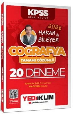 2026 KPSS Coğrafya Tamamı Çözümlü 20 Deneme - 1