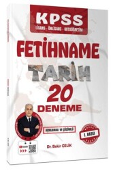 2026 KPSS Fetihname Tarih 20 Deneme Sınavı - Bekir Çelik