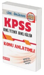 2026 KPSS Genel Kültür Genel Yetenek Lise ve Önlisans Konu Anlatımlı - Teorem Yayıncılık