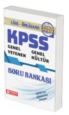2026 KPSS Genel Kültür Genel Yetenek Lise ve Önlisans Tüm Dersler Soru Bankası - 1