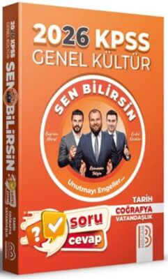 2026 KPSS Genel Kültür Sen Bilirsin Tarih-Coğrafya-Vatandaşlık Soru Cevap Kitabı - 1