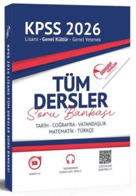 2026 KPSS Genel Kültür Yetenek Tüm Dersler Tek Kitap Soru Bankası - 1