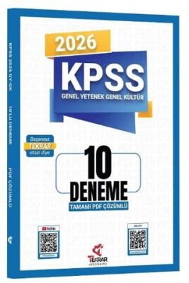 2026 KPSS Genel Yetenek Genel Kültür 10 Deneme Çözümlü - 1