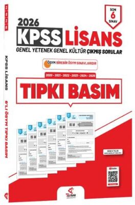 2026 KPSS Genel Yetenek Genel Kültür Çıkmış Sorular Tıpkı Basım Son 6 Sınav Çözümlü - 1