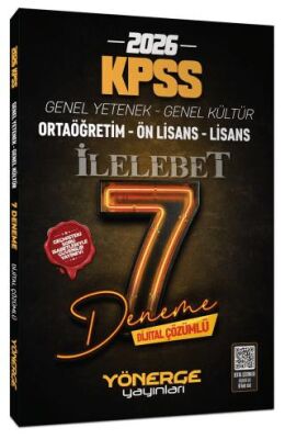 2026 KPSS Genel Yetenek Genel Kültür İlelebet 7 Deneme Çözümlü - 1
