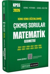 2026 KPSS Genel Yetenek Genel Kültür Konu Konu Düzenlenmiş Tamamı Çözümlü Çıkmış Sorular Matematik G - Pegem Akademi Yayıncılık