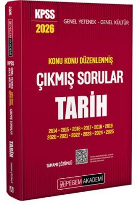 2026 KPSS Genel Yetenek Genel Kültür Konu Konu Düzenlenmiş Tamamı Çözümlü Çıkmış Sorular Tarih - 1