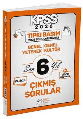 2026 KPSS Genel Yetenek Genel Kültür Tıpkı Basım Son 6 Yıl Çıkmış Sorular - 1