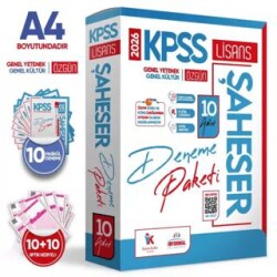 2026 KPSS GYGK ŞAHESER Türkiye Geneli Kurumsal 10lu Dijital Çözümlü Paket Deneme - İnformal Yayınları