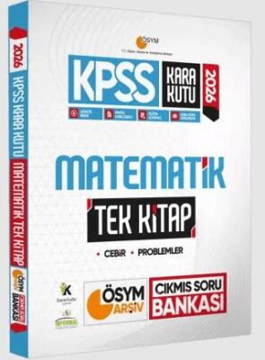 2026 KPSS Kara Kutu Matematik Tek Kitap ÖSYM Arşiv Çıkmış Soru Bankası Konu Özetli Dijital Çözümlü - 1