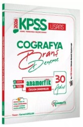 2026 KPSS Lisans Anamorfik Serisi Coğrafya 30lu Branş Denemesi Dijital Çözümlü - Anamorfik Yayınları