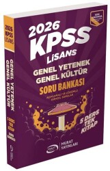 2026 KPSS Lisans Genel Yetenek Genel Kültür Soru Bankası Tek Kitap Çözümlü - Murat Yayınları