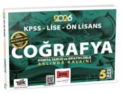 2026 KPSS - Lise - Ön Lisans Akılda Kalan Coğrafya Harita Tablo ve Grafiklerle +5 Deneme İlaveli - Yargı Yayınevi