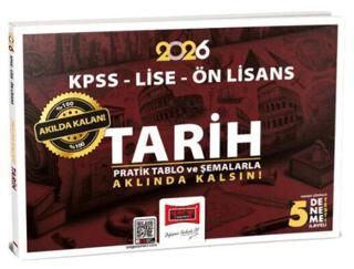 2026 KPSS Lise Ön Lisans Akılda Kalan Pratik Tablo ve Şemalarla Tarih - 1