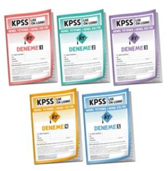 2026 KPSS Lise Ön Lisans Genel Yetenek Genel Kültür 5`li Deneme Paketi - KR Akademi Yayınları