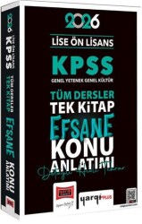 2026 KPSS Lise Ön Lisans GK-GY Tüm Dersler Tek Kitap Efsane Konu Anlatımı - Yargı Yayınevi