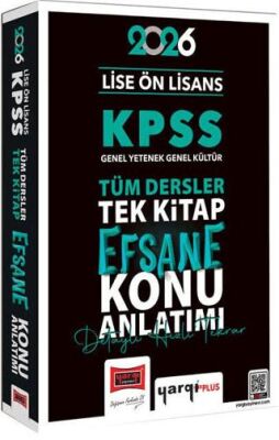 2026 KPSS Lise Ön Lisans GK-GY Tüm Dersler Tek Kitap Efsane Konu Anlatımı - 1