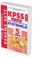 2026 KPSS Lise Önlisans Tamamı Çözümlü Atıştırmalık 5 Deneme - Teorem Yayıncılık