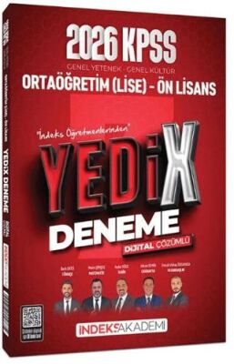 2026 KPSS Lise Ortaöğretim Ön Lisans YEDİX 7 Deneme Çözümlü - 1