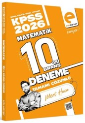 2026 KPSS Matematik 10`lu Branş Deneme Tamamı Çözümlü - Edu Kariyer