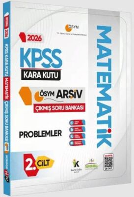 2026 KPSS Matematik Kara Kutu 2. Cilt Problemler ÖSYM Çıkmış Soru Bankası Dijital Çözümlü - 1