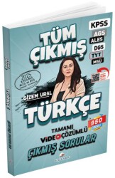 2026 KPSS MEB-AGS ALES DGS TYT MSÜ Türkçe Çıkmış Sorular - Dizgi Kitap