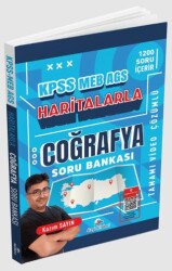 2026 KPSS MEB-AGS Haritalarla Coğrafya Tamamı Video Çözümlü Soru Bankası - Dizgi Kitap