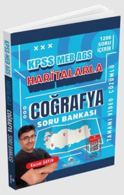 2026 KPSS MEB-AGS Haritalarla Coğrafya Tamamı Video Çözümlü Soru Bankası - 1