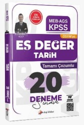 2026 KPSS MEB AGS ÖSYM`YE Eş Değer Tarih Tamamı PDF Çözümlü 20 Deneme Sınavı - Dizgi Kitap