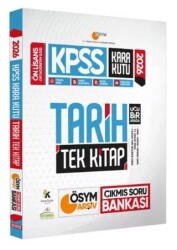 2026 KPSS Önlisans-Ortaöğretim Kara Kutu Tarih Tek Kitap ÖSYM Arşiv Çıkmış Soru Bankası Konu Özetli - Karakutu Yayın