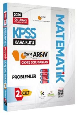 2026 KPSS Önlisans-Ortaöğretim Matematik Kara Kutu 2.Cilt Problemler ÖSYM Çıkmış Soru Bankası Çözüml - 1