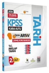 2026 KPSS Önlisans-Ortaöğretim Tarihin Kara Kutusu 2.Cilt ÖSYM Çıkmış Soru Bankası Konu Özetli Çözüm - Karakutu Yayın