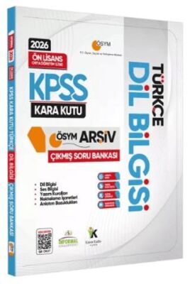 2026 KPSS Önlisans-Ortaöğretim Türkçenin Kara Kutusu Dil Bilgisi ÖSYM Çıkmış Dijital Çözümlü Soru Ba - 1