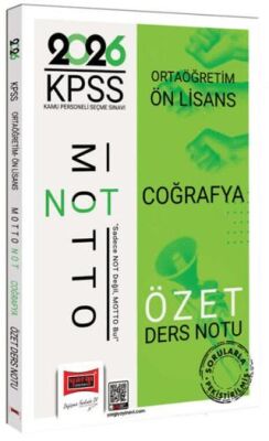 2026 KPSS Ortaöğretim Ön Lisans Motto Serisi Coğrafya Özet Ders Notu - 1