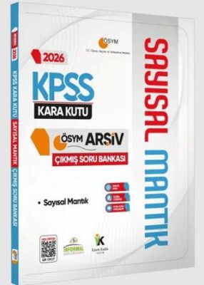 2026 KPSS Sayısal Mantık Kara Kutu ÖSYM Çıkmış Soru Havuzu Bankası Konu Özetli Dijital Çözümlü - 1