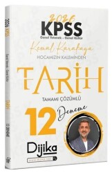 2026 KPSS Tarih 12 Deneme Çözümlü - Dijika Yayınları