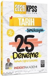2026 KPSS Tarih Simülasyon 25 Deneme Çözümlü - İndeks Akademi Yayıncılık