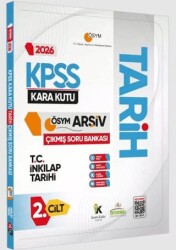 2026 KPSS Tarihin Kara Kutusu 2. Cilt ÖSYM Çıkmış Soru Havuzu Bankası Konu Özetli Dijital Çözümlü - Karakutu Yayın