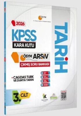 2026 KPSS Tarihin Kara Kutusu 3. Cilt ÖSYM Çıkmış Soru Havuzu Bankası Konu Özetli Dijital Çözümlü - 1
