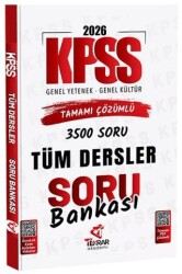 2026 KPSS Tüm Dersler Soru Bankası - Tekrar Akademi Yayınları