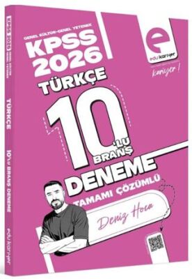 2026 KPSS Türkçe 10`lu Branş Deneme Tamamı Çözümlü - 1