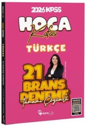 2026 KPSS Türkçe 21 Deneme Çözümlü - Hoca Kafası Yayınları