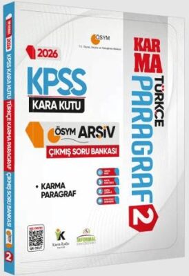 2026 KPSS Türkçenin Kara Kutusu PARAGRAF 2 KARMA ÖSYM Çıkmış Soru Bankası K.Özetli Dijital Çözümlü - 1