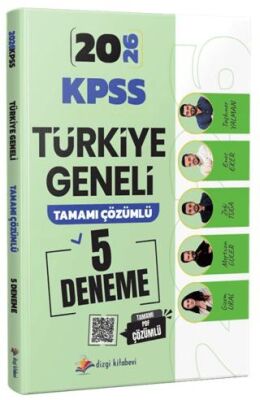 2026 KPSS Türkiye Geneli Tamamı PDF Çözümlü 5 Deneme Sınavı - 1