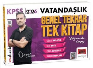 2026 KPSS Vatandaşlık Genel Tekrar Tek Kitap - 1