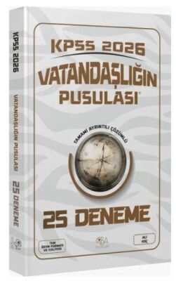 2026 KPSS Vatandaşlık Vatandaşlığın Pusulası 25 Deneme Çözümlü - 1